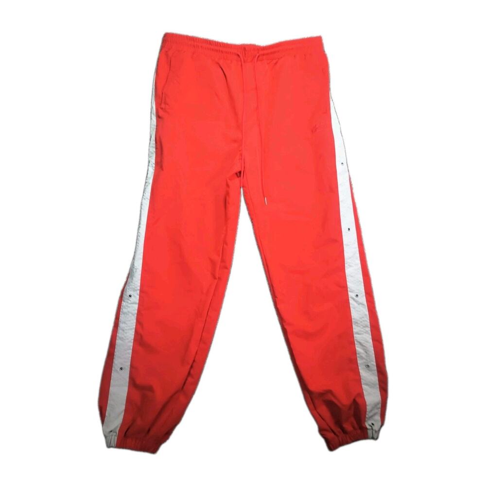 EPTM Track Pants Mens XL Red Gray Stretch Streetwear Drawstring Elastic Athletic